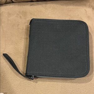 IKEA Black Zippered CD Case